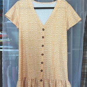 Yellow Sundress size small.